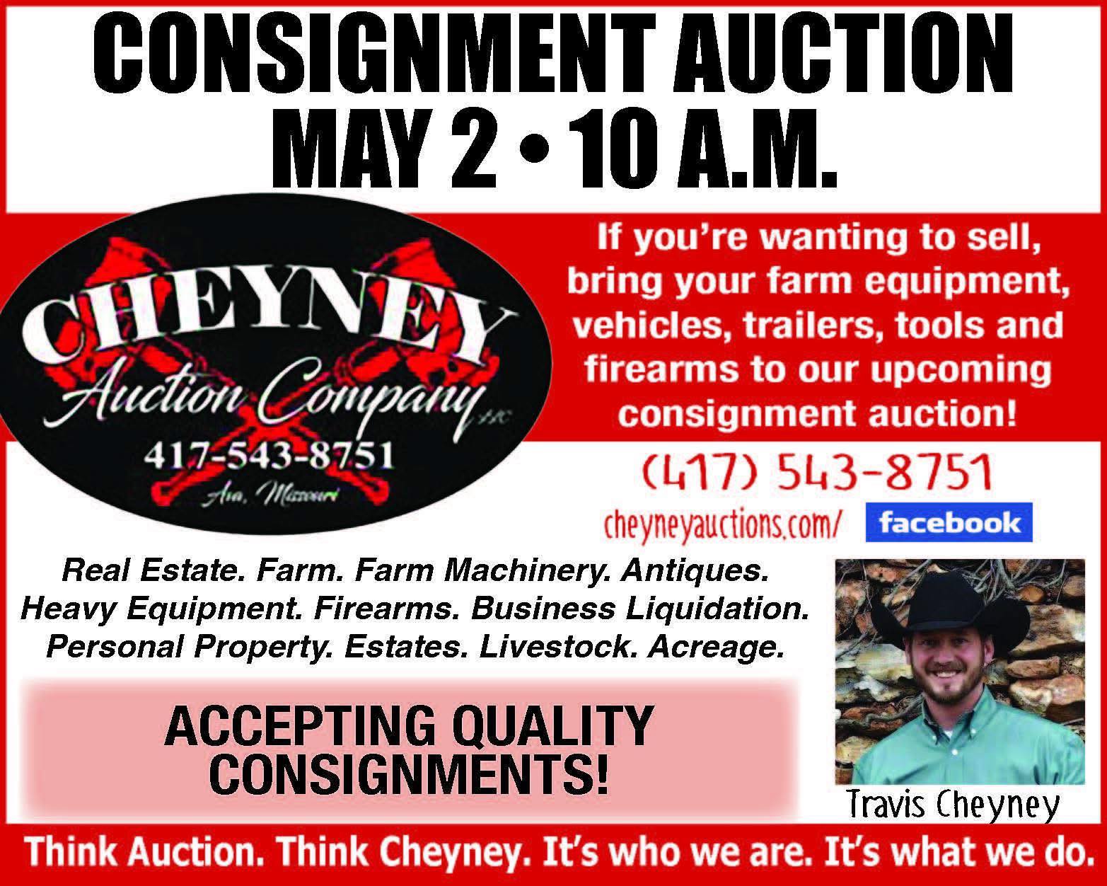 5/2/26 Spring Consignment Auction!
