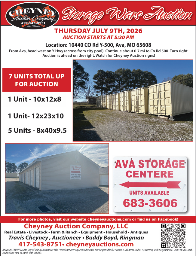 7/9/26 Storage Wars Auction!