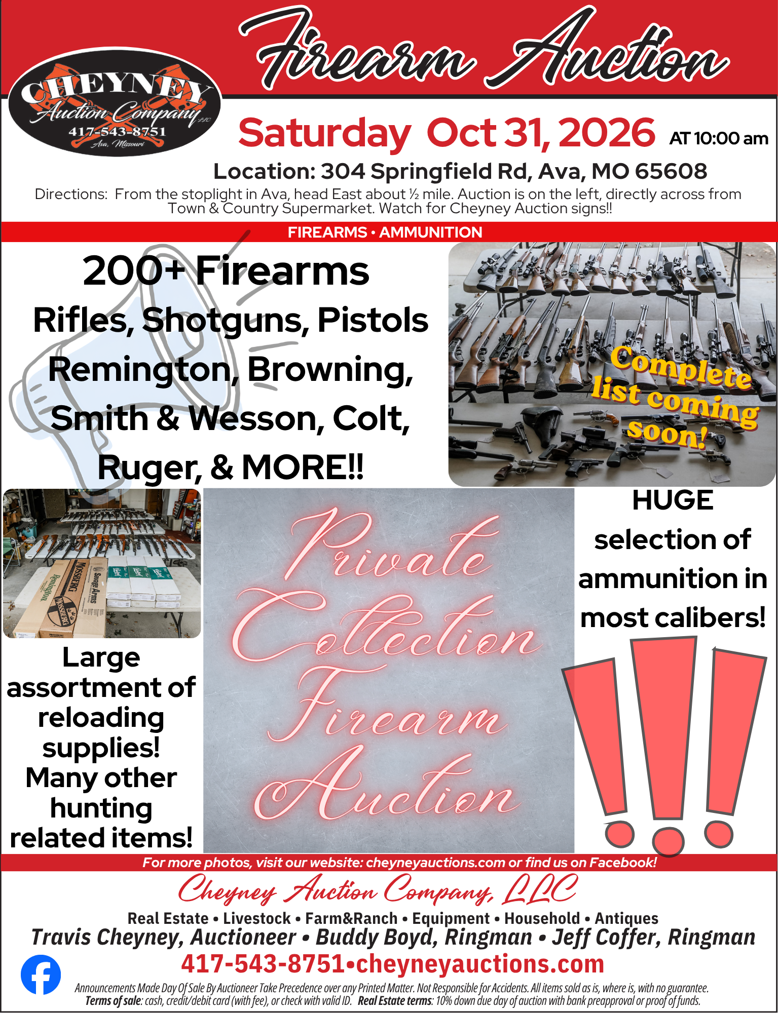 10/31/26 Private Collection Firearm Auction